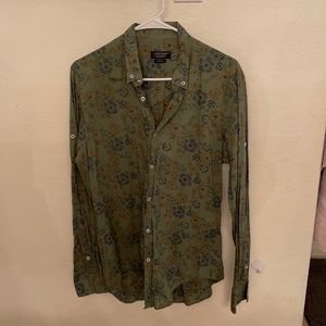 Zara slim fit button down.